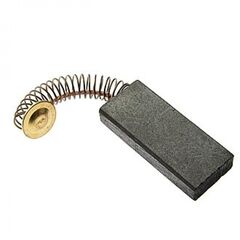 BRUSH 5X12X29 SPRING, щетка графитовая для электродвигателя, медный провод на пружине, контакт латунь