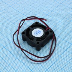 RQD 2510MS 5VDC, вентилятор 5в 25x25х10мм, 9500 об/мин, 3.72м3/час, 24дб, подшипник скольжения, тип вывода - провод