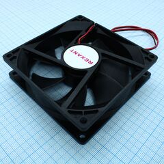 RX 9225MS 24VDC, вентилятор 24в 92х92х25 s 2500 об/мин., 61.2м3/час, 30дб, подшипник скольжения, тип вывода - провод