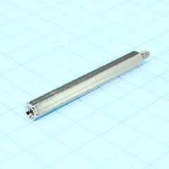 H-L5000-5600-5-03-1N1W, стойка латунная для печатной платы, шестигранная, м3, 50мм, отверстие- винт