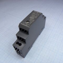 HDR-15-12, ac-dc, 15вт, вход 85...264 в ac 47...63гц/120...370в dc, выход 12в/1.25а, изоляция 3000в ac, в кожухе на din-рейку, 17.5х90х54.5мм, -30...+70°с