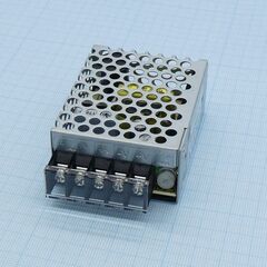 RS-15-48, ac-dc, 15вт, выход 48в/0.313a, рег. вых 43.2…52.8 в , вход 88…264в ac, 47…63гц / 125…373 в dc, изоляция 3000в ac, в кожухе 62,5х51х28мм, -20…+70°с
