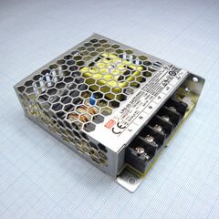 LRS-50-24, ac-dc, 52.8вт, вход 85…264в ac, 47…63гц / 120…370 в dc, выход 24в/2.2a, рег. вых ±10% , изоляция 3750в ac, в кожухе 99х82х30мм, -30…+70°с
