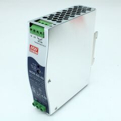 WDR-60-48, преобразователь ac-dc на din-рейку 60вт, выход 48в/0…1.25a, рег. вых=48…57в, вход 180…550v ac, 47…63гц /254…780v dc, изоляция 3000в ac, в кожухе 32х125.2х102мм, -30…+85°с
