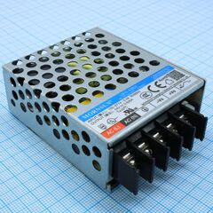 LM15-23B24, ac-dc, 15вт, вход 85...264в ac 47...63 гц, выход 24в/0.62а, в корпусе на шасси