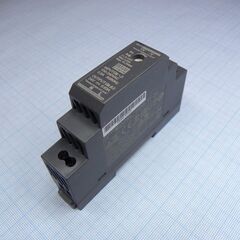HDR-15-24, ac-dc, 15.2вт, вход 85...264 в ac 47...63гц/120...370в dc, выход 24в/0.63а, изоляция 3000в ac, в кожухе на din-рейку, 17.5х90х54.5мм, -30...+70°с