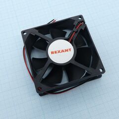 RX 8025MS, вентилятор 12в 80x25 s 3000 об/мин., 62,86м3/час, 29дб, подшипник скольжения, тип вывода - провод