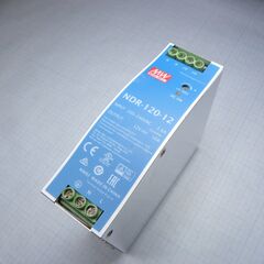 NDR-120-12, преобразователь ac-dc на din-рейку 120вт, выход 12в/10a, рег. вых 12...14в, вход 90…264v ac, 47…63гц /127…370в dc, изоляция 3000в ac, в кожухе 40х125.2х102мм, -20…+70°с
