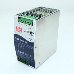 TDR-240-48, ac-dc, 240вт, ккм, 3-х фазный, вход 340…550в ac, 47…63/480…780в dc, выход 48в/50a, рег. вых 24…28в, изоляция 3000в ac, в кожухе на din-рейку 63х125.2х113.5мм, -30…+70°с