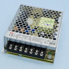 LRS-100-36, ac-dc, 100.8вт, вход 85…264в ac, 47…63гц / 120…370 в dc, выход 36в/2.8a, рег. вых ±10% , изоляция 3750в ac, в кожухе 129х97х30мм, -30…+70°с