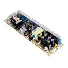 LPS-50-5, ac-dc, 50вт, вход 90…264v ac, 47…63гц /127…370в dc, выход 5в/10a, рег.вых.4.5…5.5, изоляция 3000в ac, открытая плата 195х55х23мм, -20…+70°с