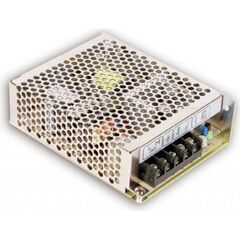 RS-75-15, ac-dc, 75вт, выход 15в/5a, рег. вых 13.5…16.5 в , вход 88…264в ac, 47…63гц / 125…373 в dc, изоляция 3000в ac, в кожухе 129х97х38мм, -20…+70°с
