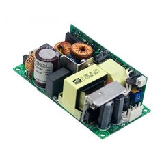 EPP-150-27, ac-dc, 100вт (вент. 150вт), ккм, вход 90…264v ac, 47…63гц /127…370в dc, выход 27в/3.71a (вент. 5.56а), рег. вых 26.46…28.35в, изоляция 3000в ac, открытая плата 102х51х29мм, -30…+70°с, доп. выход 12в/0.3а