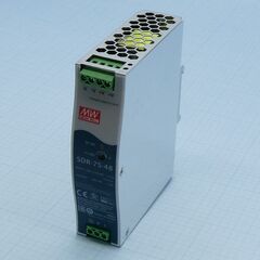 SDR-75-48, преобразователь ac-dc на din-рейку 75вт, выход 48в/1.6a (пиковый 2.34а), рег. вых 48…55в, вход 88…264v ac, 47…63гц /124…370в dc, изоляция 3000в ac, в кожухе 32х125.2х102мм, -30…+70°с