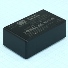 IRM-45-24, ac-dc, 45.6вт, вход 85...305в ac 47...440 гц, 120...430b dc, выход 24в/1.9а, изоляция 3000в ac, в корпусе на плату 87x52x29.5мм, -30...+70°c