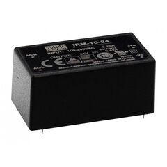 IRM-10-3.3, ac-dc, 8.25 вт, вход 85...264в ac 47...440 гц, 120...370b dc, выход 3.3в/2.5а, изоляция 3000в ac, в корпусе на плату 45.7х25.4х21.5мм, -30...+70°c