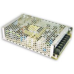 NES-100-12, ac-dc, 100вт, выход 12в/8.5a, рег. вых 11.4…13.2 в , вход 85…264в ac, 47…63гц / 125…373 в dc, изоляция 3000в ac, в кожухе 159х97х38мм, -20…+60°с