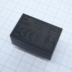 IRM-02-12, ac-dc, 2вт, вход 85…305в ac 47…63 гц, 120...370b dc, выход 12в/167ма, изоляция 3000в ac, в корпусе на плату 33.7х22.2х15мм, -30...+85°c, монтаж в отверстия