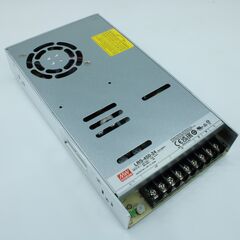 LRS-450-24, ac-dc, 451.2вт, вход 90…264в ac (переключатель), 47…63гц, выход 24в/18.8a, рег.вых=22.8…26.4в, изоляция 3000в ac, в кожухе 225х124х35мм, -25…+70°с