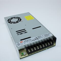 LRS-450-36, ac-dc, 450вт, вход 90…264в ac (переключатель), 47…63гц, выход 36в/12.5a, рег.вых=34.2…39.6в, изоляция 3000в ac, в кожухе 225х124х35мм, -25…+70°с