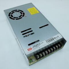 LRS-600-12, ac-dc, 600вт, вход 90…264в ac (переключатель), 47…63гц, выход 12в/50a, рег.вых=11.4…13.2в, изоляция 3000в ac, в кожухе 225х124х41мм, -20…+65°с