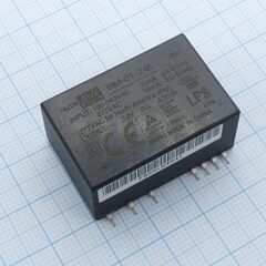 IRM-01-24S, ac-dc, 1вт, вход 85…305в ac 47…63 гц, 120...370b dc, выход 24в/42ма, изоляция 3000в ac, в корпусе на плату 33.7х22.2х15мм, -30...+85°c, smd