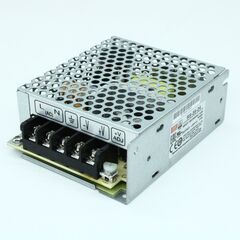 RS-35-24, ac-dc, 35вт, выход 24в/1.5a, рег. вых 22.8...26.4, вход 88…264v ac, 47…63гц /125…373в dc, изоляция 3000в ac, в кожухе 99х82х35мм, -20…+70°с
