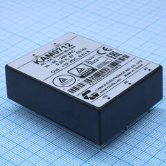 KAM0712, ac-dc, 7вт, выход 12в/0.63a, вход 85…265v ac, 47…63гц / 120...370v dc, изоляция 3000v ac, в кожухе 58х45х19мм, -20…+50°с