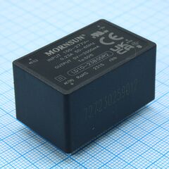 LD10-23B05R2, ac-dc, 10вт, вход 85…305в ac 47…63 гц, 100…430b dc, выход 5в/2а, изоляция 4000в ac, кпд 79%, в корпусе на плату 40х25.4х21мм, -40...+85°c