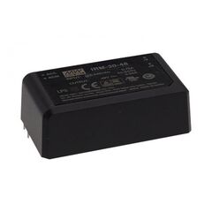IRM-30-15, ac-dc, 30вт, вход 85...264в ac 47...440 гц, 120...370b dc, выход 15в/2а, изоляция 3000в ac, в корпусе на плату 69.5x39x24мм, -30...+70°c