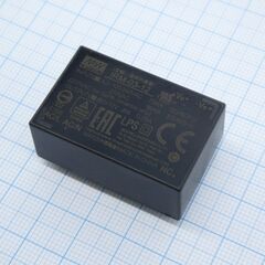 IRM-03-12, ac-dc,3вт, вход 85…305в ac 47...440 гц, 120...370b dc, выход 12в/250ма, изоляция 3000в ac, в корпусе на плату 37х24х15мм, -30...+85°c, монтаж в отверстия