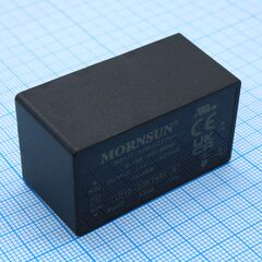 LD10-23B24R2-M, ac-dc, 10вт, вход 85…305в ac 47…63 гц, 100…430b dc, выход 24в/0.41а, изоляция 4000в ac, кпд 86%, в корпусе на плату 47.6х26.8х23.5мм, -40...+85°c