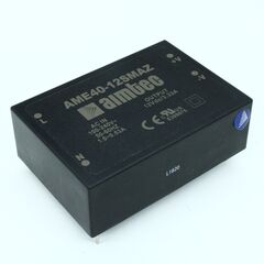 AME40-12SMAZ, ac/dc, 40вт, вход 90…264в, выход 12в/3.33а, изоляция 4000в ac, кпд 85%, максимальная емкостная нагрузка не более 2200мкф, 90.5x63x30мм, -40…85°c, пластик
