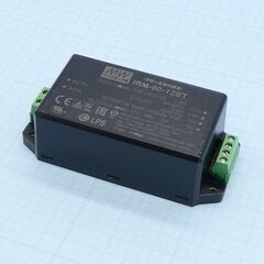 IRM-60-12ST, ac-dc, 60вт, вход 85...264в ac 47...440 гц, выход 12в/5а, изоляция 3000в ac, в корпусе на шасси, 109x52x33.5мм, -30...+70°c, винтовые зажимы