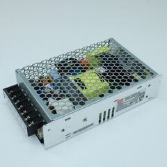 HRP-150N3-24, ac-dc, 156вт, выход 24в/0...6.5a, рег. вых 21.6…28.8 в , вход 85…264в ac, 47…63гц / 120…370 в dc, изоляция 3000в ac, в кожухе 159x97x38мм, -40…+70°с, кратковременная пиковая мощность 300%