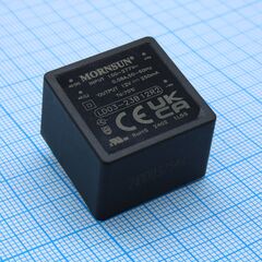 LD03-23B12R2, ac-dc, 3вт, вход 85…305в ac 47…63 гц, 100…430b dc, выход 12в/0.25а, изоляция 4000в ac, кпд 77%, в корпусе на плату 25.4х25.4х17.6мм, -40...+85°c