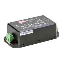 IRM-60-5ST, ac-dc, 50вт, вход 85...264в ac 47...440 гц, выход 5в/10а, изоляция 3000в ac, в корпусе на шасси, 109x52x33.5мм, -30...+70°c, винтовые зажимы