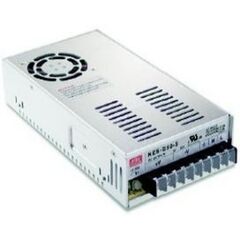 NES-350-15, ac-dc, 350вт, выход 15в/23.2a, рег. вых 13.5…18в, вход 90…132в ac/180…264в ac, 254…373в dc, изоляция 3000в ac, в кожухе 215х115х50мм, -20…+60°с