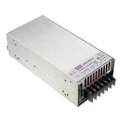 HRP-600-5, ac-dc, 600вт, ккм, вход 85…264в ac/47…63гц/120…370в dc, выход 5в/120а, рег.вых: 4.3…5.8в, изоляция 3000в ac, в кожухе 218х105х63.5мм, -40…+70°с