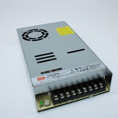 LRS-600-5, ac-dc, 500вт, вход 90…264в ac (переключатель), 47…63гц, выход 5в/100a, рег.вых=4.75…5.5в, изоляция 3000в ac, в кожухе 225х124х41мм, -20…+65°с