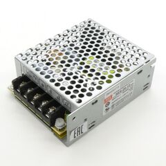 NES-25-12, ac-dc, 25вт, выход 12в/2.08a, рег. вых 10.8…13.2 в , вход 85…264в ac, 47…63гц / 125…373 в dc, изоляция 3000в ac, в кожухе 99х82x35мм, -20…+60°с