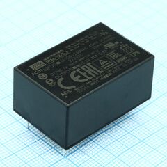 IRM-02-3.3, ac-dc, 2вт, вход 85…305в ac 47…63 гц, 120...370b dc, выход 3.3в/600ма, изоляция 3000в ac, в корпусе на плату 33.7х22.2х15мм, -30...+85°c, монтаж в отверстия