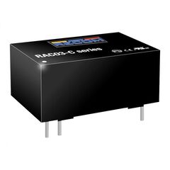 RAC03-05SC, преобразователь ac-dc выход 3вт 5в 0.6a 5-pin туба