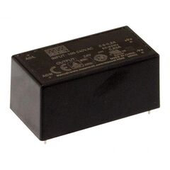 MPM-15-3.3, ac-dc med, 11.6вт, вход 80...264в ac 47...440 гц, выход 3.3в/3.5а, изоляция 4000в ac, на плату, 52.4х27.2х24мм, -40...+85°c