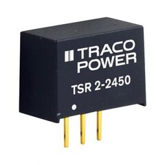 TSR 2-24120, dc/dc, 24вт, вход 15…36в, выход 12в/2а, не изолированный, кпд 95%, sip3, 14x10.1x7.5мм, -40…85°c, пластик