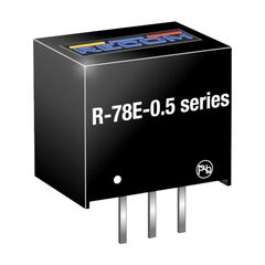 R-78E12-0.5, преобразователь dc-dc на печатную плату вход 15-28в выход 12в 500ма sip3