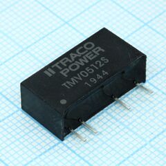 TMV 0512S, dc-dc, 1вт, вход 4.5…5.5в, выход 12в/84ма, изоляция 3000в dc, -40…+85°с