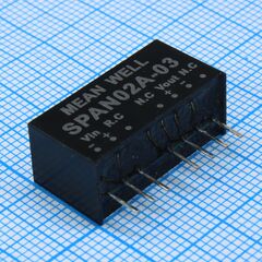 SPAN02A-03, преобразователь dc/dc, на печатную плату, 2 вт