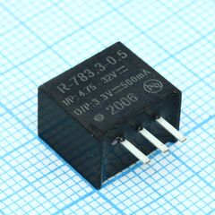 R-783.3-0.5, преобразователь dc-dc, без изоляции, вход 4,75-32в: выход 3,3в 0,5а 1,65вт