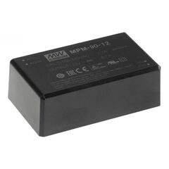MPM-90-12, импульсный источник питания модуль в корпусе 90вт 12в/6,7a